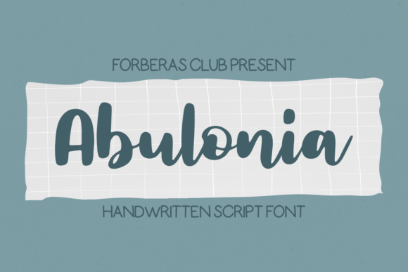 Abulonia Font Review: A Delicate Handwritten Typeface for Creative Branding