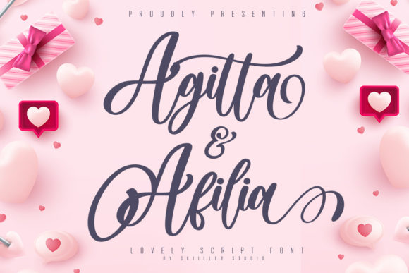 Agitta Afilia: A Beautiful Script Font for Branding Projects