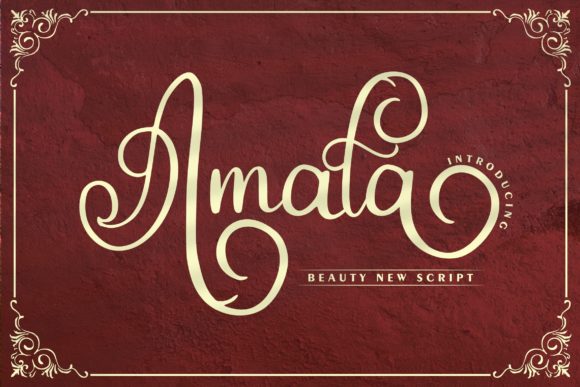 Amala: A Script Font That Elevates Your Campaign Design