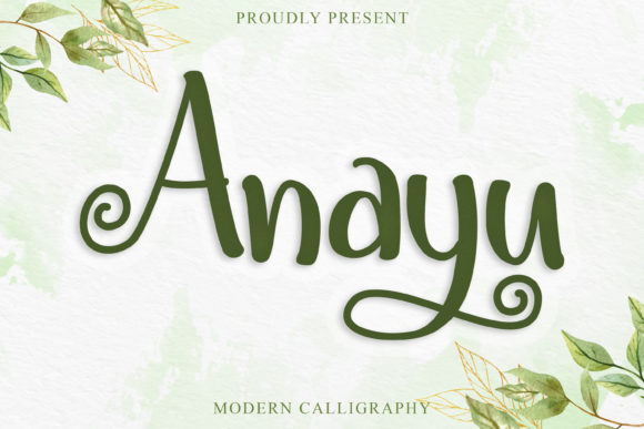 Anayu Font: A Playful Typeface for Creative Campaigns