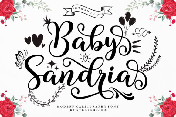 Baby Sandria: A Handwritten Typeface That Breathes Life Into Crafted Creations