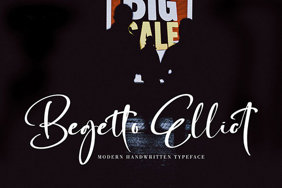 Begetto Elliot Font: Elegant Script for Craft Creations