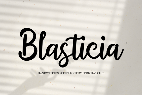Blasticia Font Review: A Handwritten Typeface for Campaign Impact