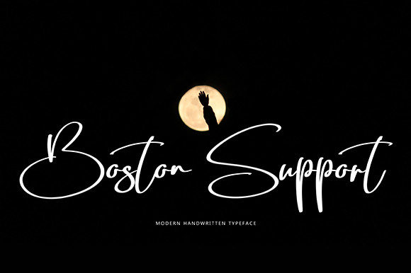 Boston Support: A Handwritten Typeface That Elevates Your Brand