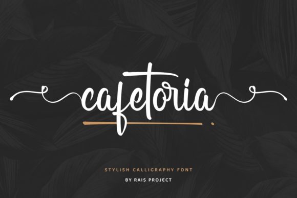 Cafetoria Font: Elevate Your Brand Identity with Modern Handwritten Typography