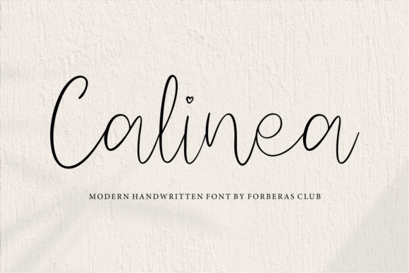 Calinea: A Timeless Handwritten Typeface for Creative Branding