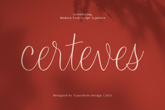 Certeves: A Handwritten Typeface for Polished Web Design
