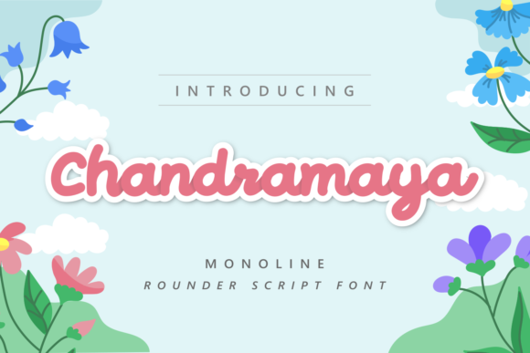Chandramaya Font: A Handwritten Typeface for Editorial Elegance