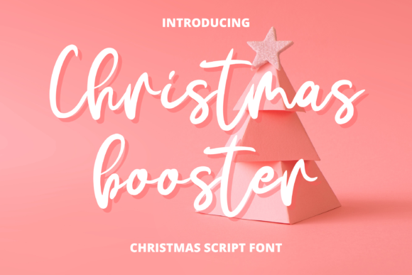 Christmas Booster: A Handwritten Typeface for Festive Web Design
