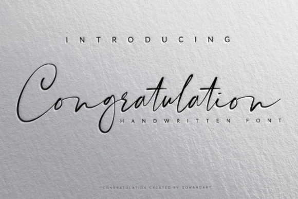 Congratulation Font: Elevate Your Brand Typography with Elegance