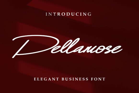Dellamose Font: A Delightful Script for Editorial Elegance