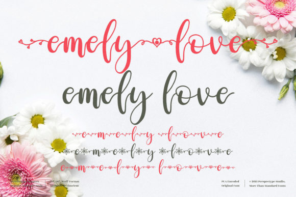Emely Love: A Handwritten Typeface for Heartfelt Creations