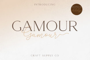Gamour: A Serene Serif Font for Editorial Elegance