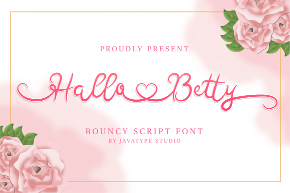 Hallo Betty: A Handwritten Typeface for Thoughtful Design
