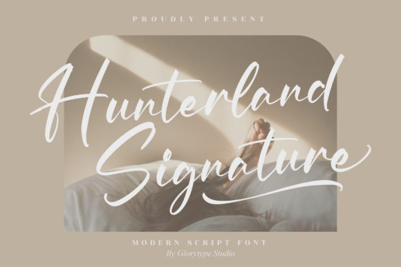 Hunterland Signature: A Handwritten Typeface for Delicate Branding