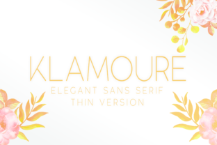 Klamoure Thin: A Subtle Statement in Modern Typography
