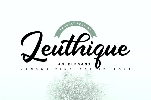 Leuthique: A Graceful Handwritten Typeface for Branding Projects