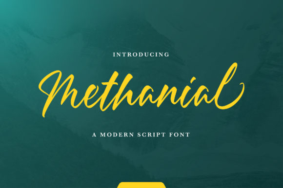 Methanial: A Handwritten Typeface That Elevates Web Design