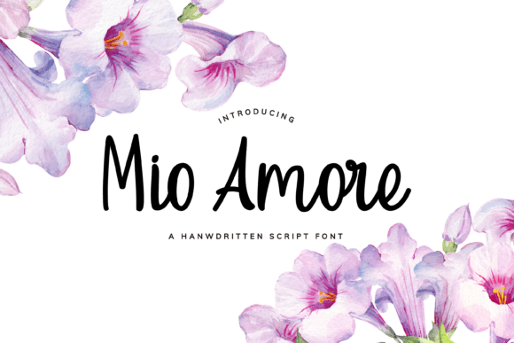Mio Amore: A Script Font with Heart