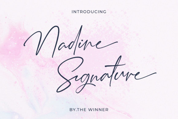 Nadine Signature Font Review: A Handwritten Typeface That Elevates Brand Design