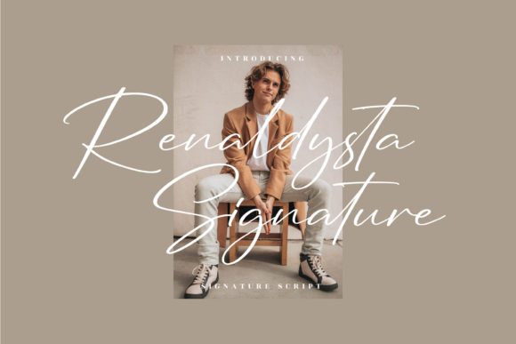 Renaldysta Signature: A Handwritten Typeface for Thoughtful Branding