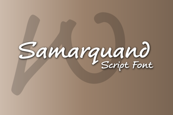 Samarquand Font: A Handwritten Typeface for Digital Design