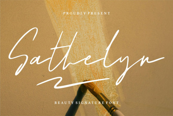 Sathelyn: A Handwritten Font for Editorial Elegance