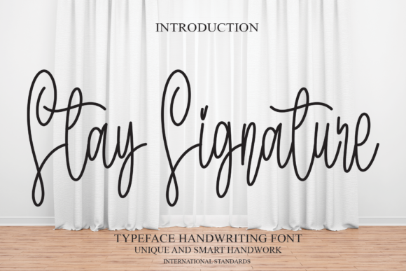 Stay Signature: A Handwritten Font for Timeless Editorial Design