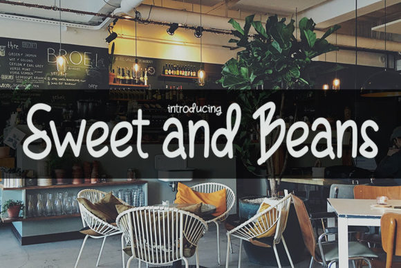 Sweet and Beans: A Handwritten Typeface for Editorial Elegance