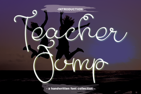 Teacher Jump Font: Elegance in Every Handwritten Letter