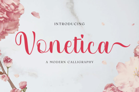 Vonetica: A Stylish Script Font for Creative Branding Projects